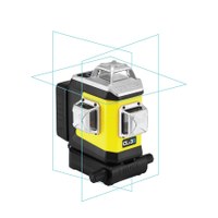 Láser de líneas azul Nivel System CLx3B 3D de 360° con adaptador de centrado