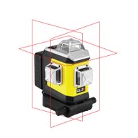 Láser de líneas rojo Nivel System CLx3R 3D de 360° con adaptador de centrado
